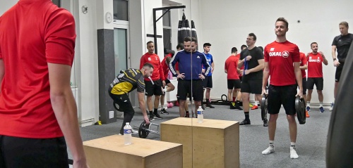 muži A, první trénink roku 2023 ve fitness centru, 10.1.2023, foto: Václav Mlejnek